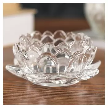 Подсвечник на 1 свечу "Лотос" 4х9,5х9,5 см