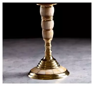 Подсвечник на 1 свечу "Мрамор"