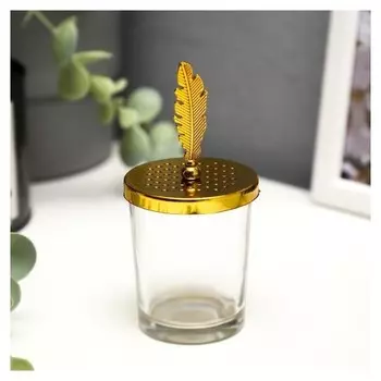 Подсвечник на 1 свечу Пёрышко 11х5,5х5,5 см