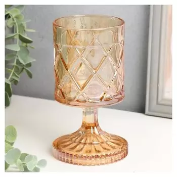 Подсвечник на 1 свечу "Ромбы" 15,5х8,7х8,7 см