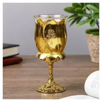 Подсвечник на 1 свечу Роза 13х6х6 см