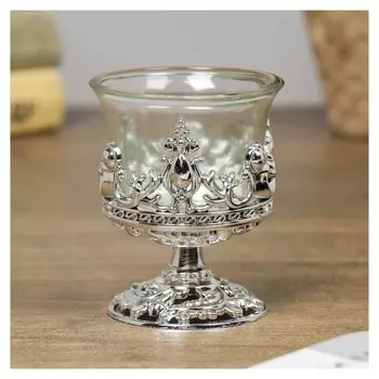 Подсвечник на 1 свечу "Вьюнок" 7,5х6х6 см