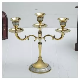 Подсвечник на 3 свечи D-2 см "Перламутр"