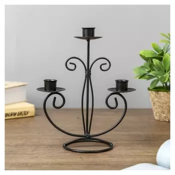 Подсвечник на 3 свечи Дворцовый 21,5х15,5х9 см