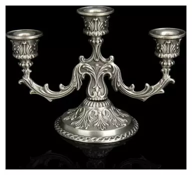 Подсвечник на 3 свечи "Узоры природы"