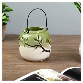 Подсвечник "Птица на ветке" 11х11х11 см