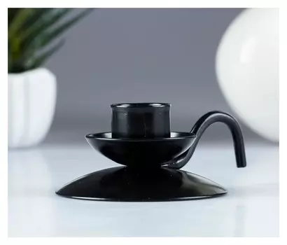 Подсвечник Ретро Чёрный муар