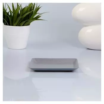 Подсвечник Тарелка №3 квадратная 126х126 мм