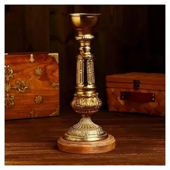 Подсвечник "Винсент" бронза 47 см