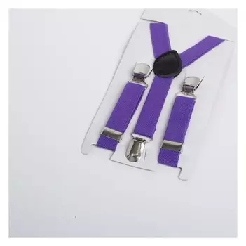 Подтяжки детские, ширина 2 см, цвет фиолетовый