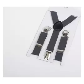 Подтяжки детские, ширина 2 см, цвет серый