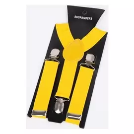 Подтяжки детские, ширина - 2 см, цвет жёлтый