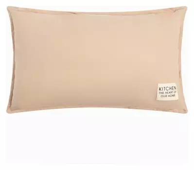 Подушка этель, 30х50+1 см, бежевый, 100% хлопок