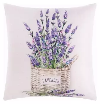 Подушка этель "Lavender" 40х40 см, 100% п/э
