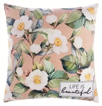 Подушка этель "Life Is Beautiful" 40х40 см, 100% п/э