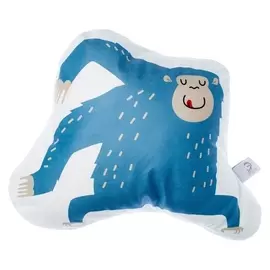 Подушка декоративная "Этель" горилла 46х39 см, велюр