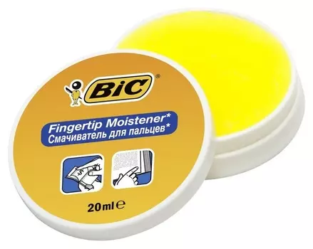 Подушка для смачивания пальцев гелевая BIC 897178 20мл