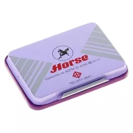 Подушка штемпельная 70х48 мм, фиолетовая, металлическая