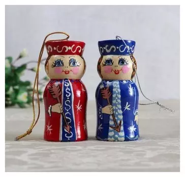 Подвеска "Барыня" 8,5 см, ручная роспись