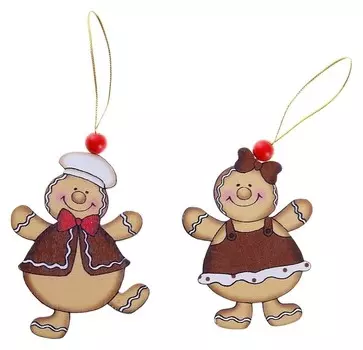 Подвеска новогодняя "Пряничные человечки"