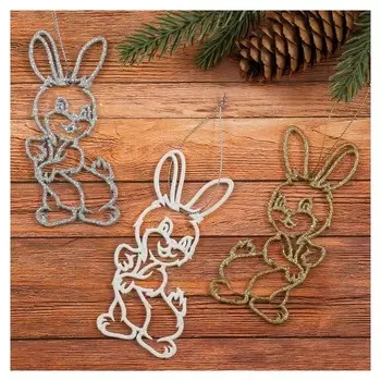 Подвеска новогодняя "Зайка"