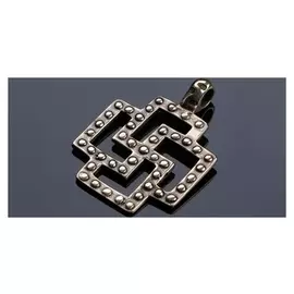 Подвеска оберег «Домонгольский коловрат» латунь