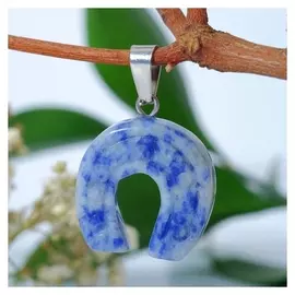 Подвеска подкова "Содалит"