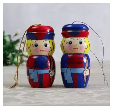 Подвеска "Стражник" 8,5 см, ручная роспись