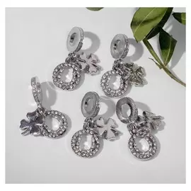 Подвеска "Удача", цвет белый в серебре