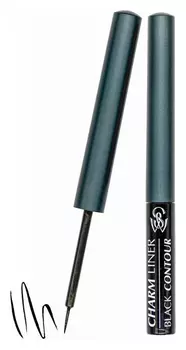 Подводка для глаз жидкая Charm Liner Black Contour