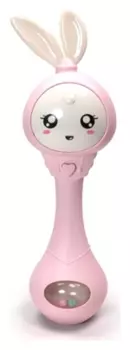 Погремушка музыкальная «Зайка», светится, эластичные ушки