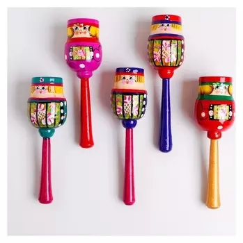 Погремушка на палочке «Музыкант», микс