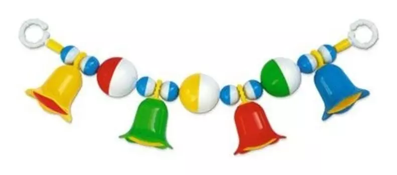 Погремушка подвеска Колокольчики 50 см