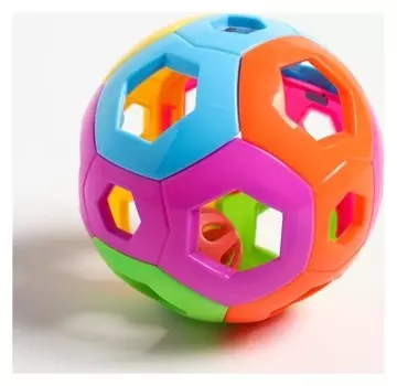 Погремушка развивающая Шар шестигранник