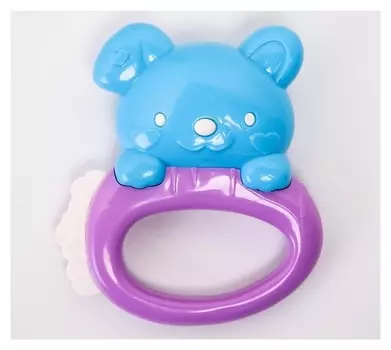 Погремушка с прорезывателем Собачка