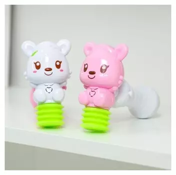 Погремушка «Смайл», на ручке