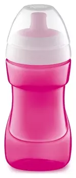 Поильник спортивный 330 мл со спортивным затвором и клапаном Непроливайка Sports Cup 12+ мес