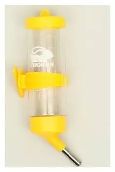 Поилка для грызунов "Пижон", 125 мл, жёлтая