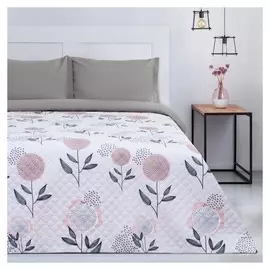 Покрывало этель евро «Цветы», 230х210 ±5 см, микрофибра