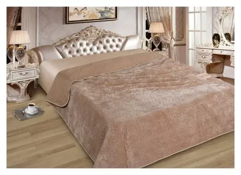 Покрывало Elite с мехом, размер 200х220 см, пэ100%