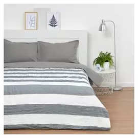 Покрывало хлопковое этель «Полоса синяя» 150х200 см
