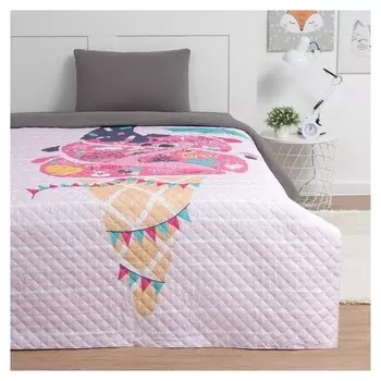 Покрывало "Этель" 1,5 сп Ice Cream, 145*210 см, микрофибра