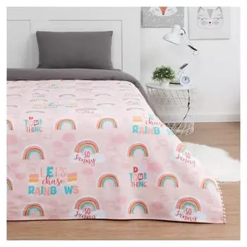 Покрывало "Этель" 1,5 сп Pink Rainbow, 145*210 см, 100% хлопок