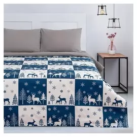 Покрывало "Этель" New Year Forest, 150*215 см, 100% хлопок