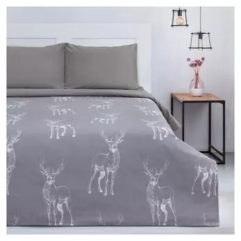 Покрывало "Этель" олени, 180*215 см, 100% хлопок