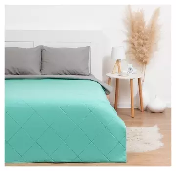 Покрывало Lovelife 2 сп 180х210±5 см, цвет мятный, микрофайбер, 100% п/э