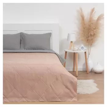 Покрывало Lovelife евро макси 240х210±5 см, цвет коричневый, микрофайбер, 100% п/э