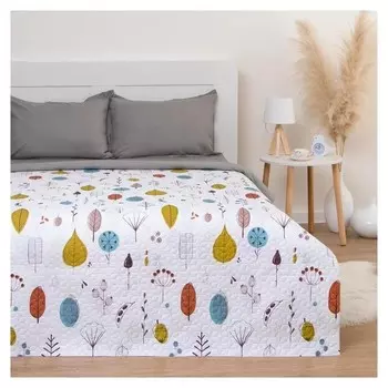 Покрывало Lovelife евро макси "Осенний поцелуй" 240*210±5см, микрофайбер, 100% п/э