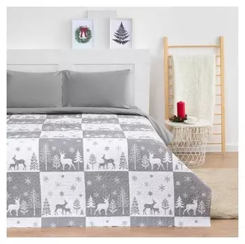 Покрывало Lovelife евро "New Year Forest" 200*210±5см