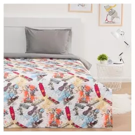 Покрывало "Lovelife" скейтеры, ультрастеп 150х210 ± 5 см, пл 210 г/м